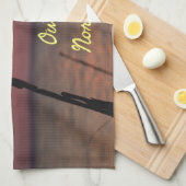 Linge De Cuisine Banques extérieures Plage de Caroline du Nord Suns (Quart Plié)