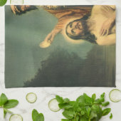 Linge De Cuisine Baptême de Jésus Christ par Jean le Baptiste (Plié)