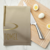 Linge De Cuisine Bar Towne Gold Martini Verre (Quart Plié)