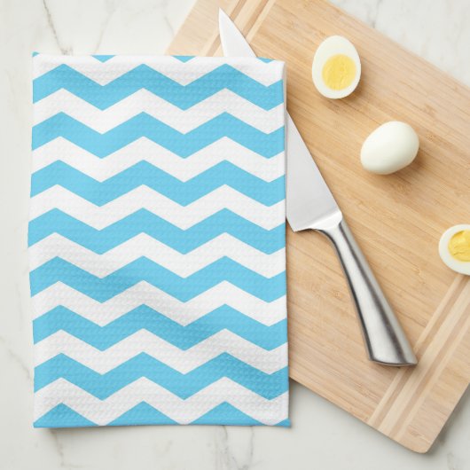 Linge De Cuisine Barbade Surf Wave Chevron (Quart Plié)