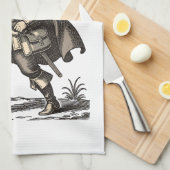 Linge De Cuisine Barbatos Échos de la Chasse (Quart Plié)
