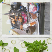 Linge De Cuisine Barbecue de viande de crocodile ... Thaïlande Stre (Plié)