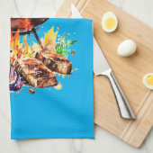 Linge De Cuisine Barbecue et grill (Quart Plié)