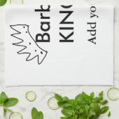 Linge De Cuisine Barbecue roi ajouter nom texte hommes cuisine boul (Plié)