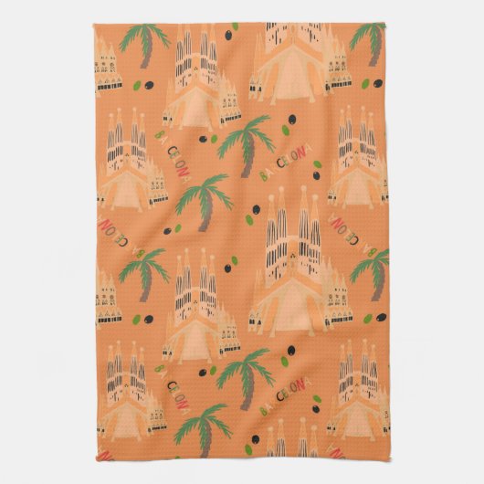 Linge De Cuisine Barcelone (Vertical)