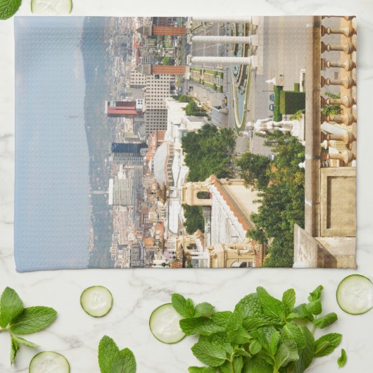 Linge De Cuisine Barcelone, Espagne (Plié)