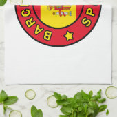 Linge De Cuisine Barcelone Espagne (Plié)