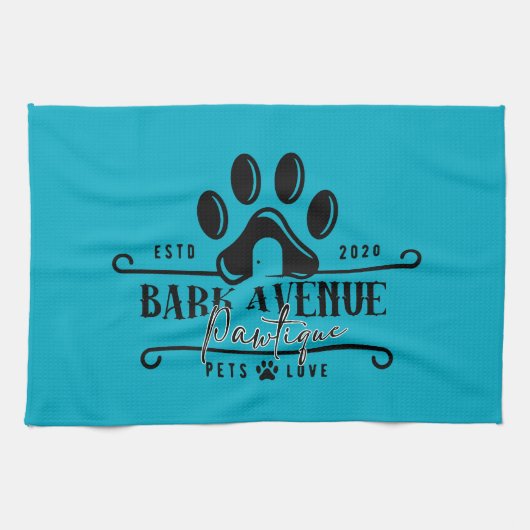 Linge De Cuisine Bark Ave Pawtique [logo1] (Horizontal)
