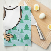 Linge De Cuisine Barn Owl Père Noël (Quart Plié)