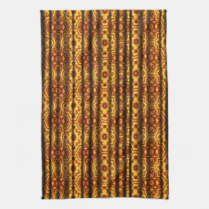 Linge De Cuisine Baroque géométrique floral à la manière de la cour