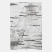 Linge De Cuisine Barre de bouleau blanc rustique (Vertical)