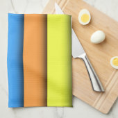 Linge De Cuisine Barres de couleur (Quart Plié)