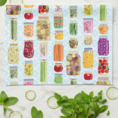 Linge De Cuisine Bars à canne à nourriture - Bleu (Plié)