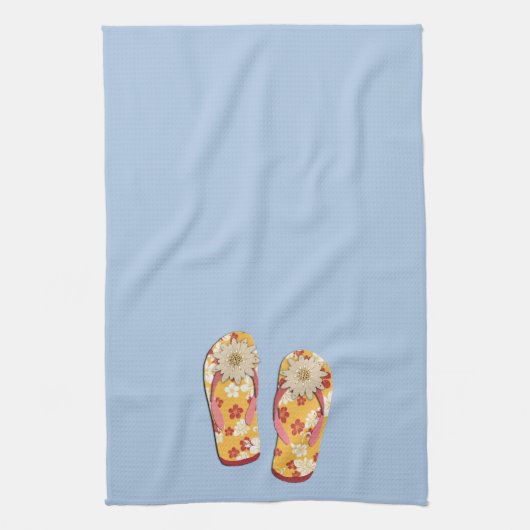 Linge De Cuisine Bascules électroniques de fleur de ketmie de rouge (Vertical)