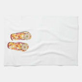 Linge De Cuisine Bascules électroniques de fleur de ketmie de rouge (Horizontal)