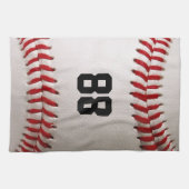 Linge De Cuisine Baseball avec numéro personnalisable (Horizontal)