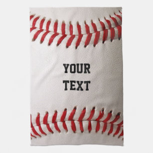 Linge De Cuisine Baseball Softball Couture de Texte Personnalisé