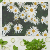 Linge De Cuisine Basière à oeil blanc, prairie à marguerite de la l (Plié)