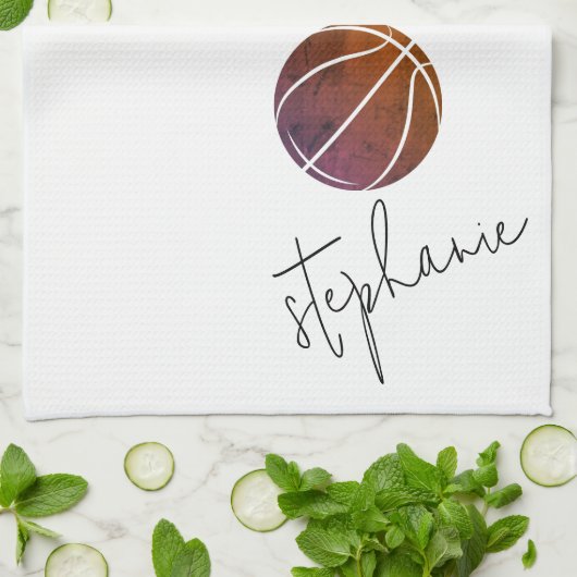 Linge De Cuisine Basket-ball du Personalized (Plié)