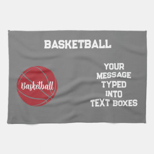 Linge De Cuisine Basket-ball personnalisé, Basketball idées cadeaux
