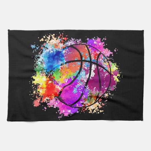 Linge De Cuisine Basketball Adolescentes Filles Ados Baller Dunk (Horizontal)