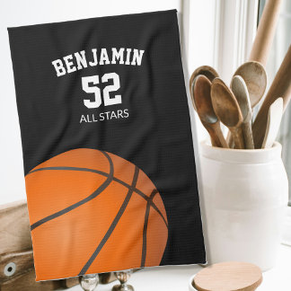 Linge De Cuisine Basketball sports towel, coach gift towel