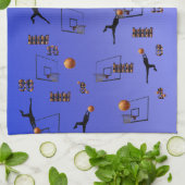Linge De Cuisine Basketball Tirant Des Trous, (Plié)