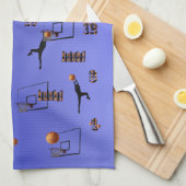 Linge De Cuisine Basketball Tirant Des Trous, (Quart Plié)