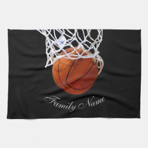 Linge De Cuisine Basketball Votre Nom Calligraphie Script