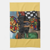 Linge De Cuisine Basset allemand (Vertical)