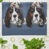 LINGE DE CUISINE BASSET HOUND (Plié)