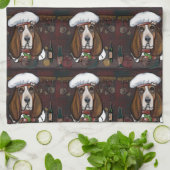 LINGE DE CUISINE BASSET HOUND (Plié)