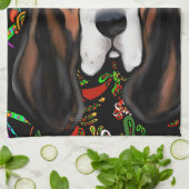 LINGE DE CUISINE BASSET HOUND (Plié)