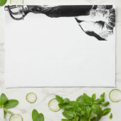 Linge De Cuisine Basset Hound Puppy Français (Plié)