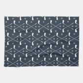 Linge De Cuisine Bat De Golf Et Arrière - plan Sombre (Horizontal)