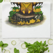 Linge De Cuisine Bat d'Halloween mignonne (Plié)
