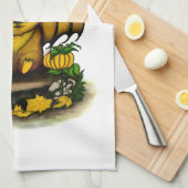 Linge De Cuisine Bat d'Halloween mignonne (Quart Plié)