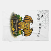Linge De Cuisine Bat d'Halloween mignonne (Horizontal)