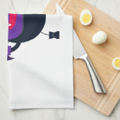 Linge De Cuisine Bat halloween         (Quart Plié)