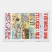 Linge De Cuisine BATEAU À VAPEUR vintage NILE (Horizontal)