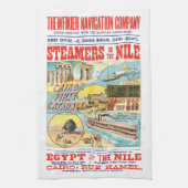 Linge De Cuisine BATEAU À VAPEUR vintage NILE (Vertical)