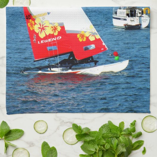 Linge De Cuisine Bateau à voile Hobie cat (Plié)