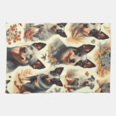 Linge De Cuisine Bateau australien vintage sans joint (Horizontal)