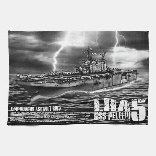 Linge De Cuisine Bateau d'assaut amphibie Peleliu Dawsonsf cuisine (Horizontal)