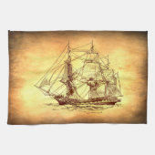 Linge De Cuisine bateau de pirate (Horizontal)