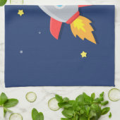 Linge De Cuisine Bateau de Rocket, espace extra-atmosphérique, pour (Plié)