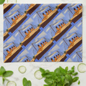 Linge De Cuisine Bateau Titanic  (Plié)