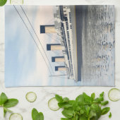 Linge De Cuisine Bateau titanique - 3D rendent (Plié)