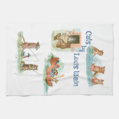 Linge De Cuisine Bateaux à eau de Louis Wain (Horizontal)