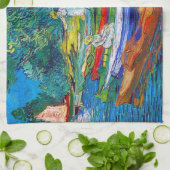 Linge De Cuisine Bateaux d'aviron sur les banques de l'Oise (Plié)